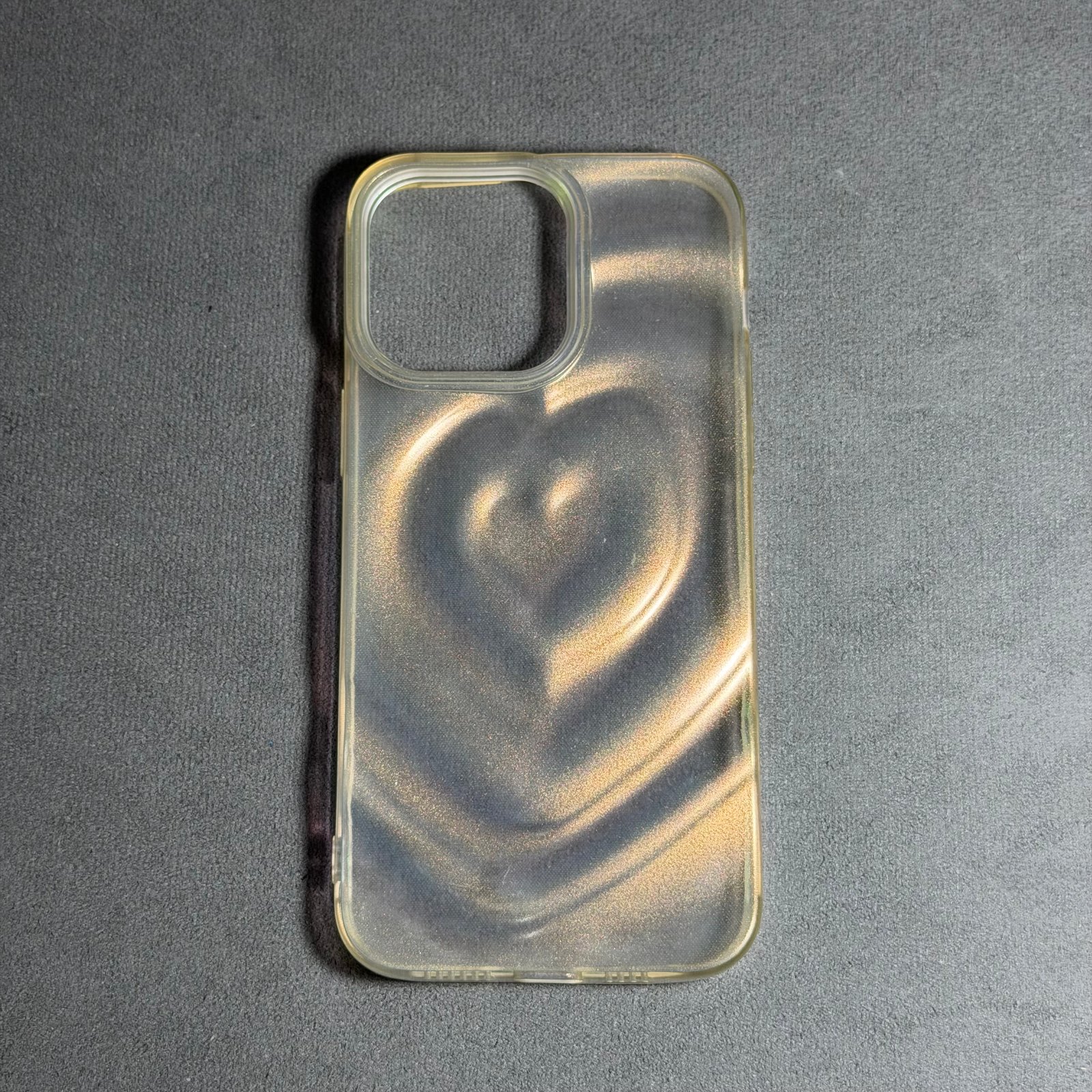 Case Love Gold blink iPhone 14 Pro Max